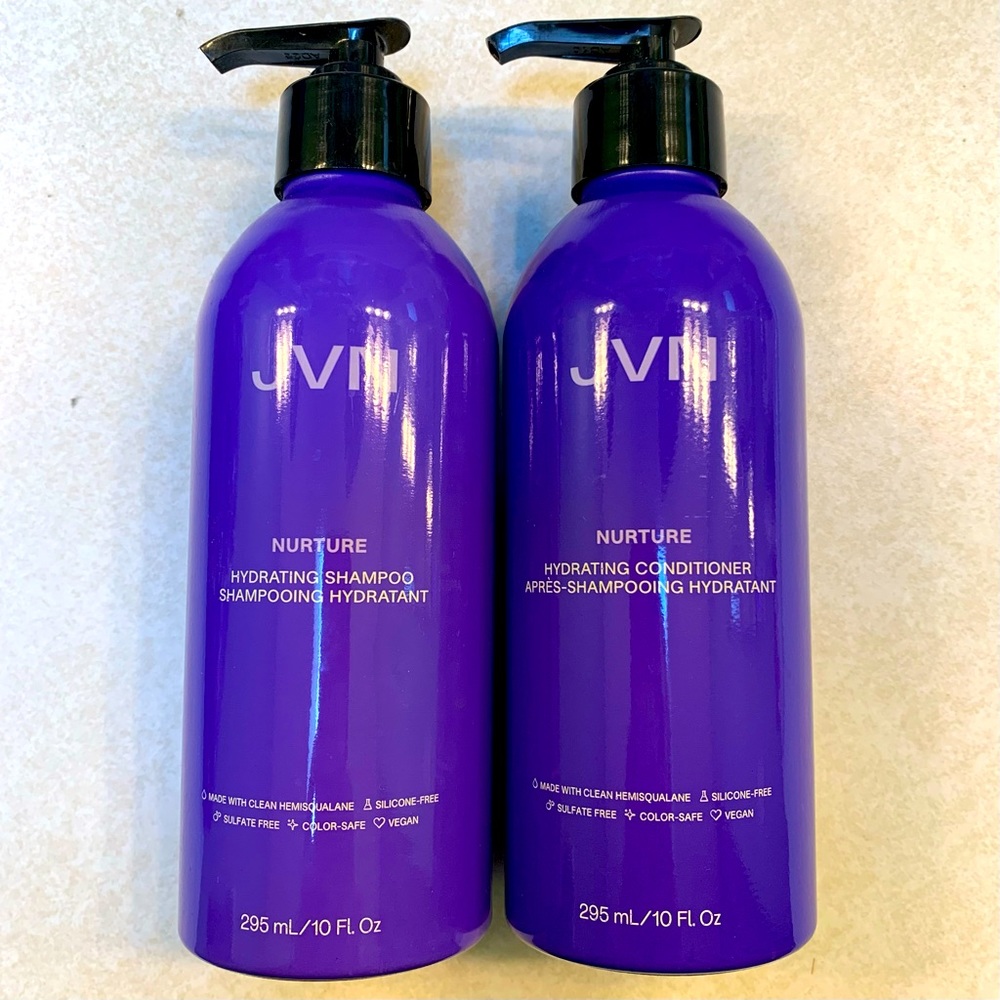 JVN Full size shampoo and conditioner set